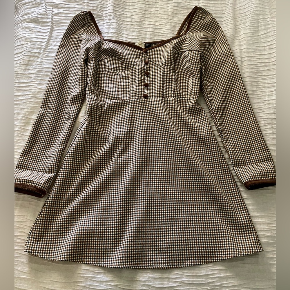 Women’s Cider Plaid Mini Dress
